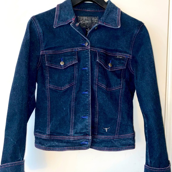 🧥🌟 SERGIO VALENTE DENIM JACKET (JUNIOR XL) - Picture 1 of 7